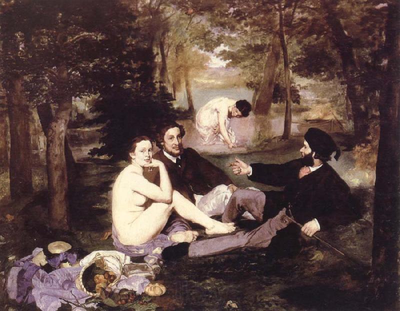 Edouard Manet le dejeuner sur l herbe France oil painting art